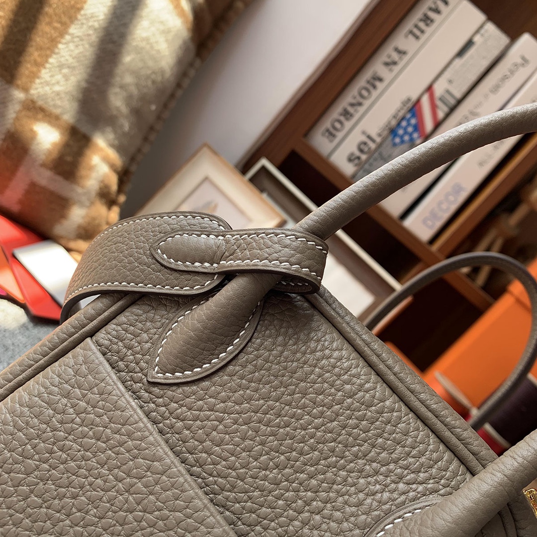 에르메스 린디백26 에토프 금장 끌레망스 가죽